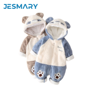 Bộ Đồ Ngủ Liền Thân Có Mũ Trùm Thời Trang Dành Cho Bé Trai Bé Gái